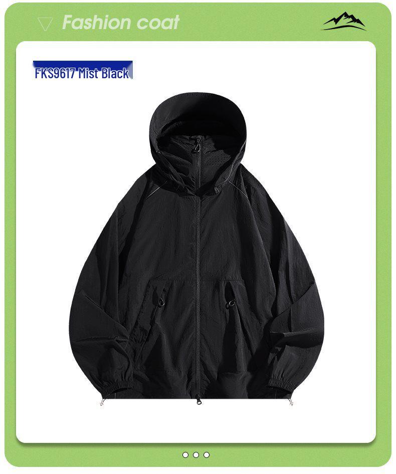 

Summer UV Protection Ice Silk Hooded Jacket for Men & Women: Breathable, Lightweight, Sun-Resistant, and Perfect for Outdoor Activities S