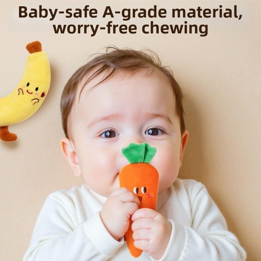 Anti-Startle Cartoon Plush Fruit Doll Cute Plush Sleep Soothing Doll  Toddler Play