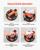Electric Suction Cup, 203 Mm Vacuum Glass Lifter with Digital Display for Suction Power & Battery Level, 200 Kg Max Lifting Capacity Tile Suction Cup