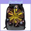 Mochila Infantil Thunderbolts 15in Grande Capacidade Oxford Estampa Desenho Animado Bolsa Escolar