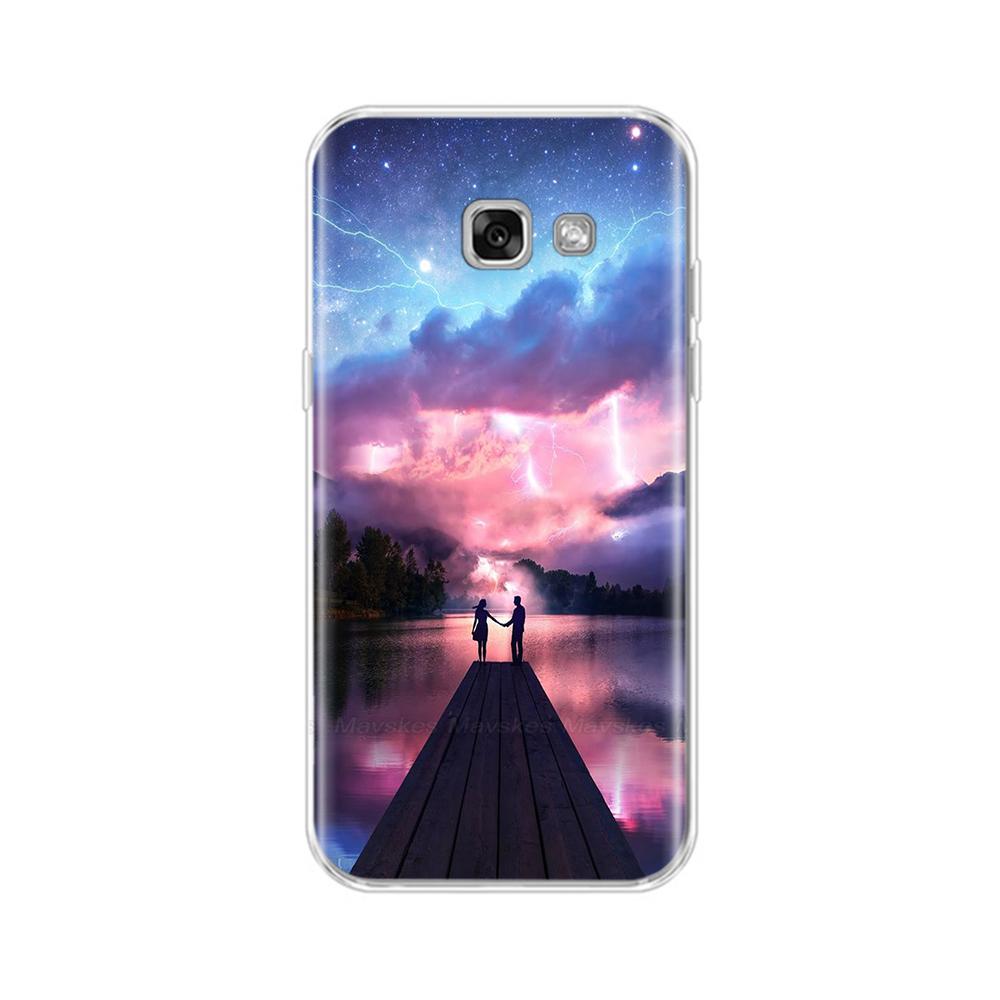 For Samsung Galaxy A3 2017 Case A320F SM-A320F/ds Soft TPU Funda Cute Back Cover for Samsung A3 2017 Case A320 A320F Phone Cases