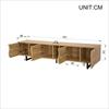 Five-Door TV Cabinet, TV Stand, TV Panel, Lower TV Stand. Unique Design. 191 X 38 X 46.5 Cm (L X W X H)