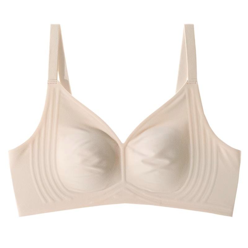 

Underwear women s seamless one-piece ultra-thin upper support anti-sagging, sub-breasts soft support large-size bra XXXL 42/95AB