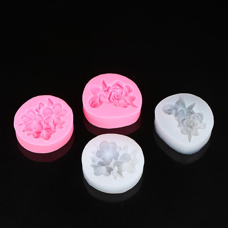 1Pc Flower Shape Silicone Mold Gardenia Plumeria Rubra Molds Diy Baking Tool