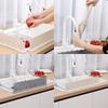 Silicone Kitchen Sink Baffle Splash Guard With Suction Cup Pool To Protect Clothes From Splashing Washing Dishes Water Baffle