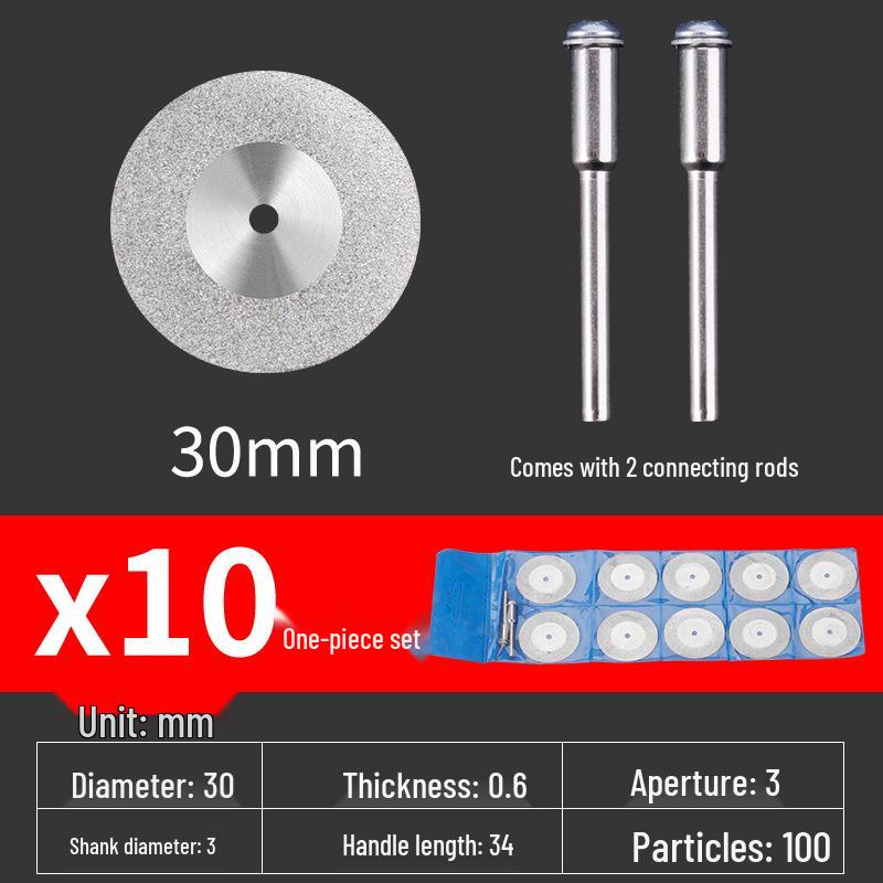 Diamond Blade for Jade, Ceramic, and Glass Cutting - Toothless Saw for Grout Cleaning and Gap Filling with Electric Grinder