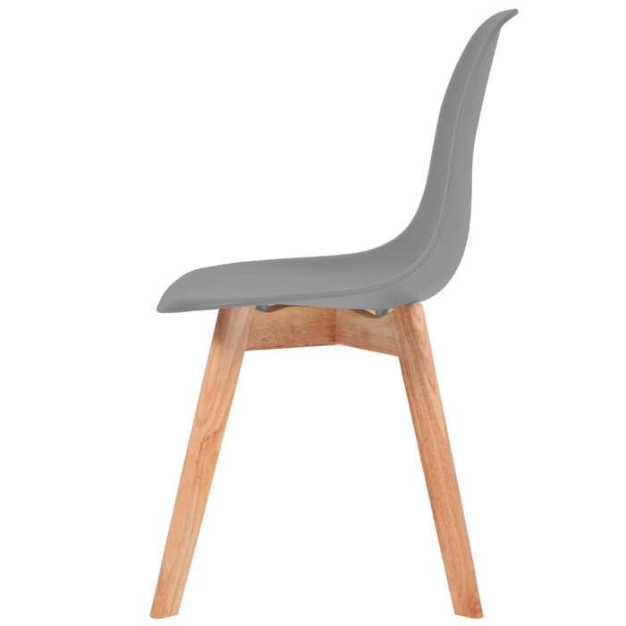 Maison Exclusive - Chaises à manger lot de 6 Gris Plastique