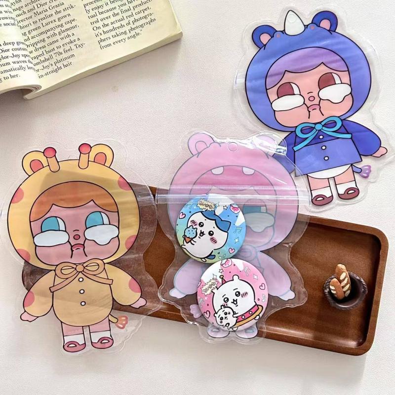 10Pcs Cartoon Crying Baby Ziplock Bag Special-Shaped Packaging Bags Snacks, Biscuits And Candy Storge Bags Thickened Bag