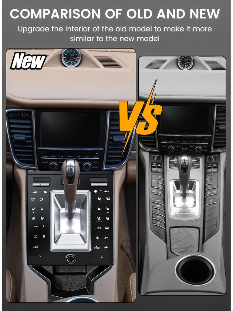 Acrylic Touch Panel Upgrade for 2010-2016 Porsche Panamera