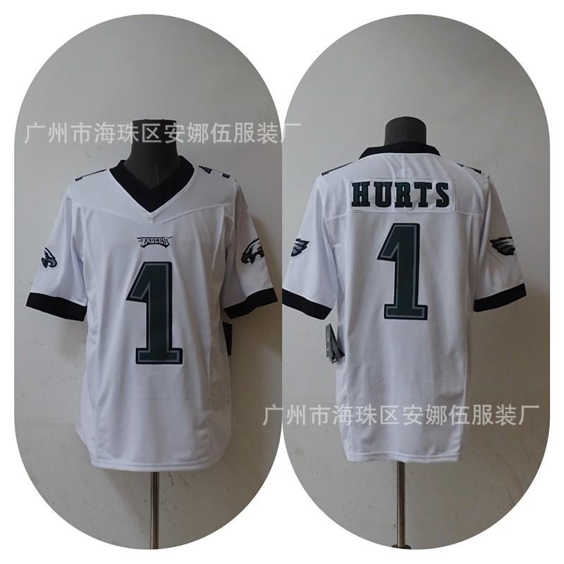 Philadelphia Eagles NFL Football Jersey T-Shirt Embroidered Cotton Sportswear Men Rugby Fan Apparel