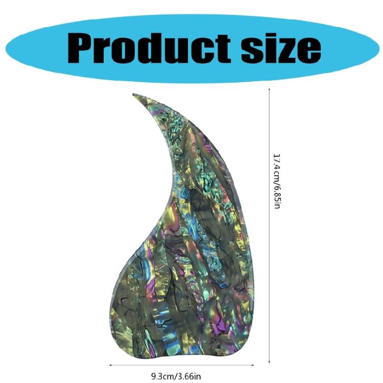 Self-Adhesive Scratch Plate PVC Folk Guitar Pickguard Acoustic Guitar Anti-Scratch Guard Plate Guitar Accessories