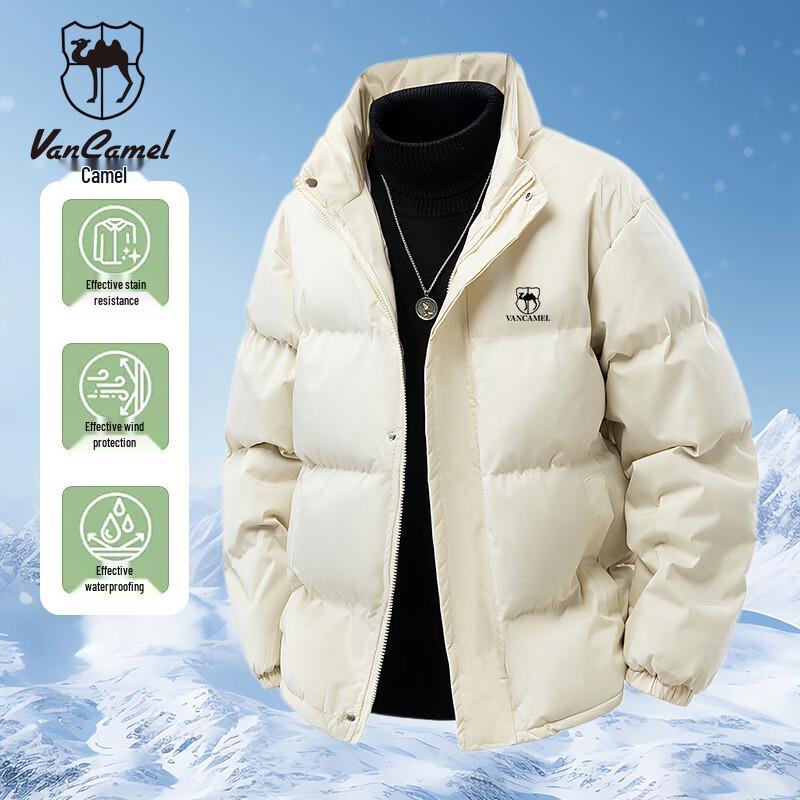 VANCAMEL Men s Stand Collar Outdoor Padded Jacket M