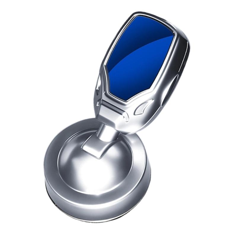 Metal Car Push Start Button Cover Auto Interior Upgrades High Gloss Chrome Steering Wheel Start Knob Decoration Cap