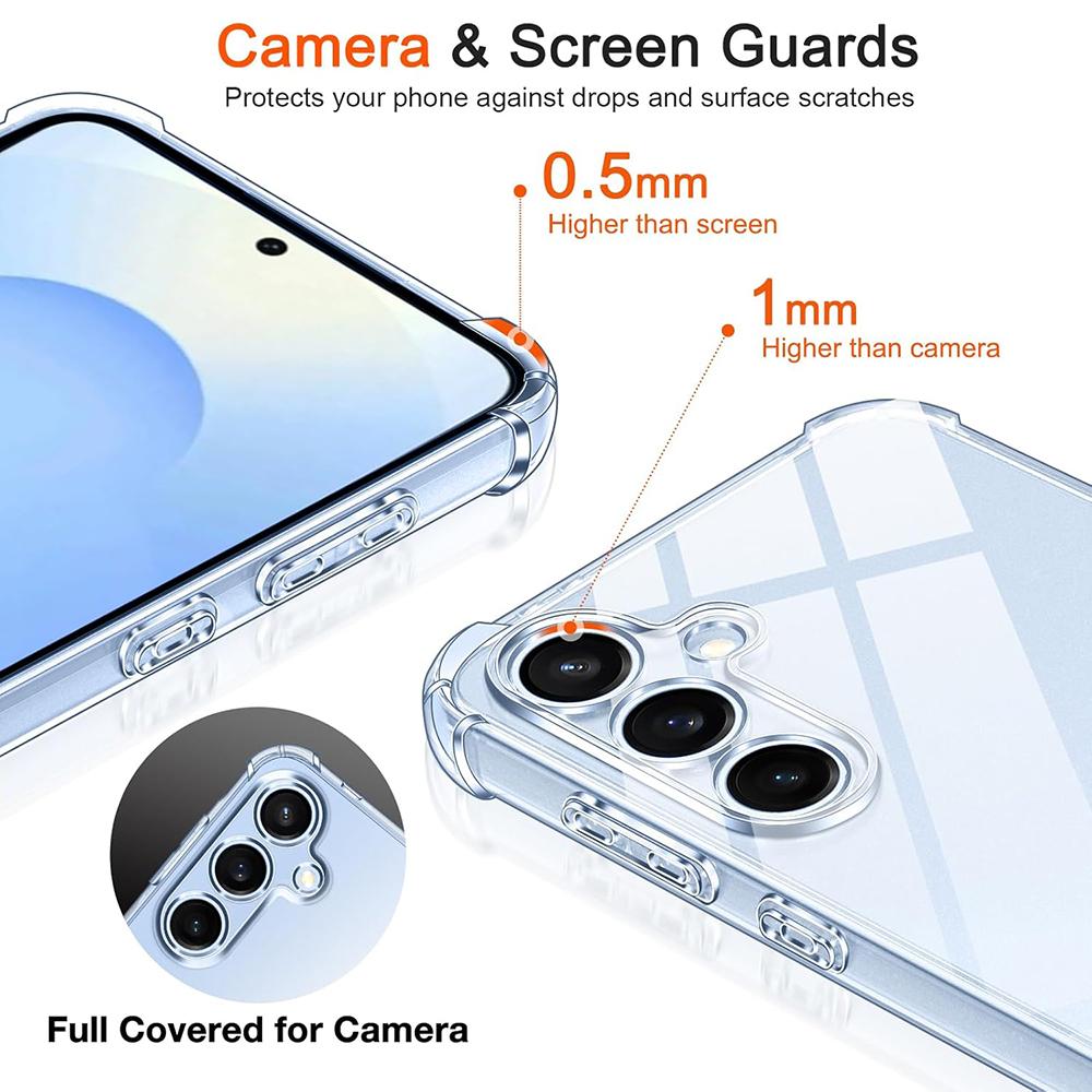 Shockproof Case For Samsung Galaxy S26 Ultra Plus S26+ Pro Silicone Soft Clear Ultra Thin Shell For S26Ultra  Back TPU Cover