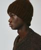 NOIRER Mohair Ribbed Wool Beanie (3 Colors)