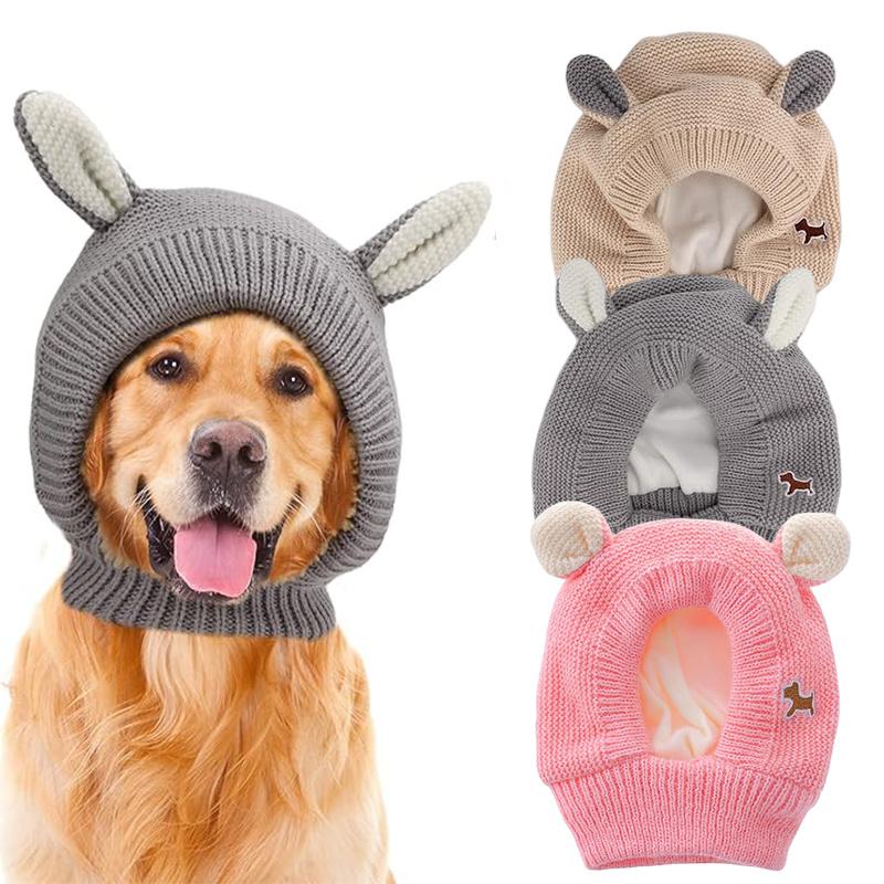 Dog Winter Warm Knitted Hat, Cold Proof and Warm, Ear Protection, Unlocking Cute Pet Fashion New Styles