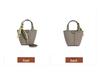 2025 Summer Fashion Genuine Leather Women's Basket Handbag - Versatile Crossbody Bucket Bag