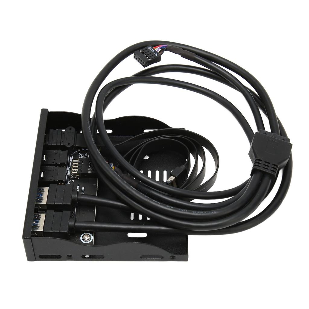 Front Panel USB 3.2 Hub 10Gbps Plug and Play Iron Shell Floppy Disk Reader for Win for Linux