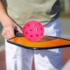 4Pcs 74MM 40-Holes Pickleball High Tournament Training PE Indoor Outdoor Bounce Visibility Pickleball Practice Ball