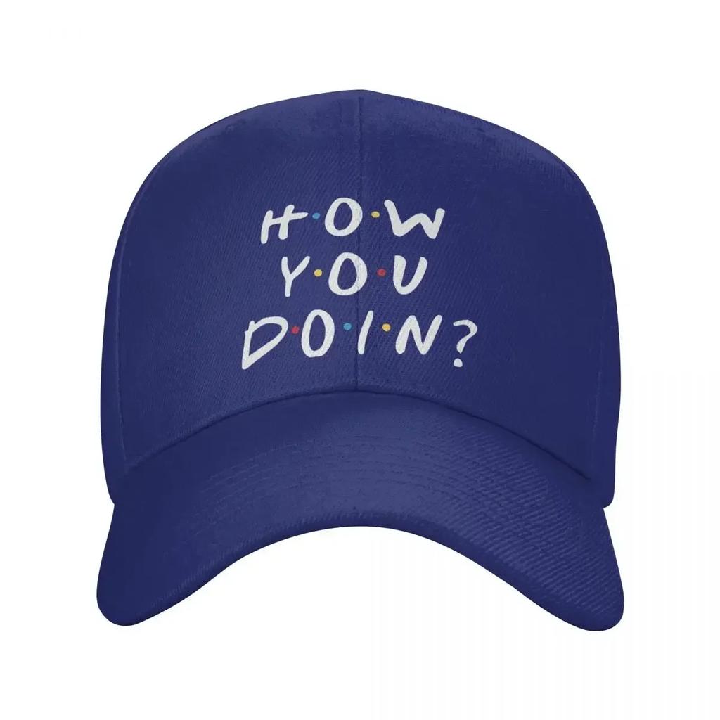 Vlastní baseballová čepice s vtipnou citací ze seriálu Přátelé, venkovní, unisex, nastavitelná pro ženy, 'How You Doin' Dad Hat, podzimní Snapback čepice