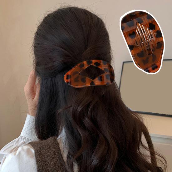 4/8Pcs Women Hair Clips Back Head Hairpin with 12 Claw Teeth Strong Grip Lightweight Hair Claw Clip Hair Accessory