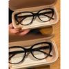 Cat Eye Anti-Blue Light Glasses for Women: Ultra-Light, Natural Look, High-End Tea Color Finish