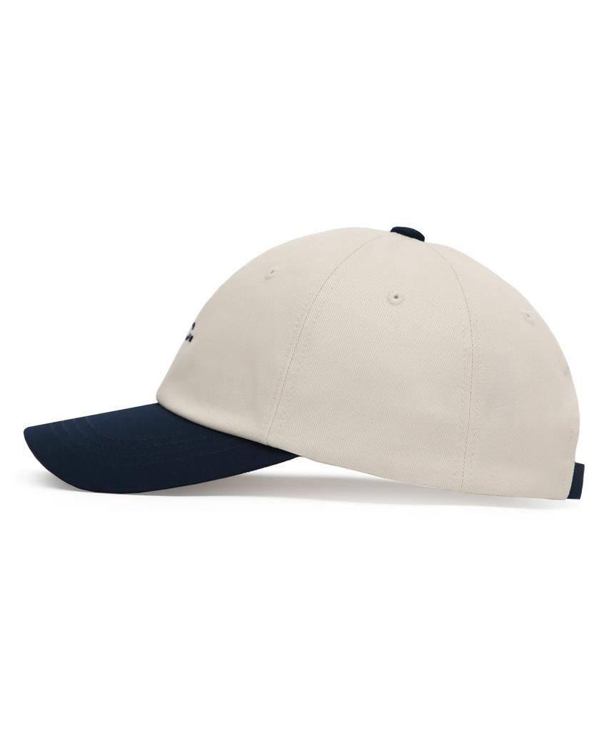 Eondeokeonteulol Cotton Color Block Ball Cap Uc / Authentic Bb / Navy