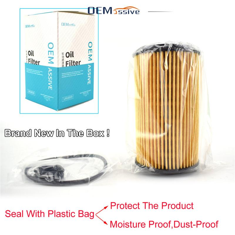 Set Of 10, 6111800009 Oil Filters For Mercedes-Benz M-Class W163 1999 2000 2001 2002 2003 2004 2005 / V-Class (638/2) 2000-2003