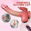 Sexy 9 Inch Male/Female Dildo with 10 Powerful Thrusting Modes, Slow Heating, Remote Control, and 360° Rotation - Adult Toy for G-Spot Stimulation