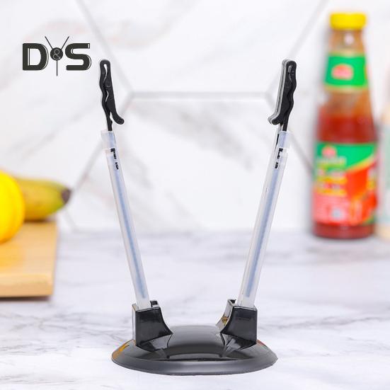 Justerbart väskhållarställ Plast Fryspåsehållare Expanderbar Frysorganisatör för Batchmatlagning Och Måltidsplanering