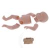 22Inches Blank Doll DIY Unpainted Simulation Doll Kit Limbs Cloth Body Parts Accessory