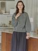 AVANT-G Roundvolume Sleeve Brushed Sweatshirts - Gray (Brushed)