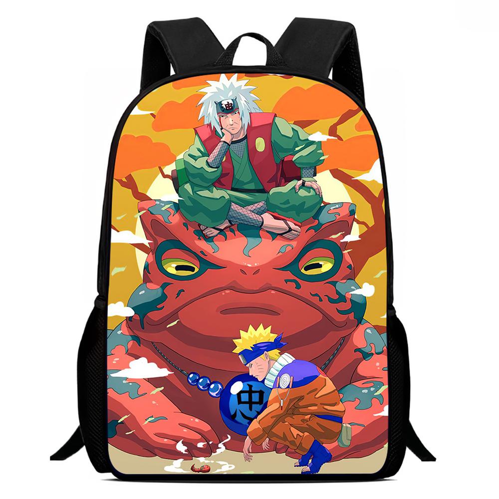 NARUTO Anime 15 Inch Children Cartoon Backpack,Comfort Adjustable Shoulder Straps,School&Daily Use,For 5-10 Year Old Boys&Girls