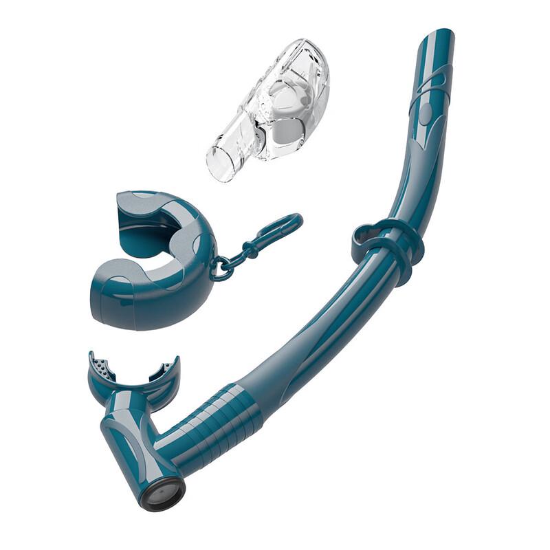 Detachable Dual-Use Freediving Snorkel