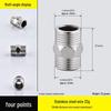 Four-Way Stainless Steel Inner and Outer Thread Elbow Reducer for Water Pipes
