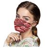50PCS Unisex Adult Camouflage Print Outdoor Mask Protective Disposable Face Mask