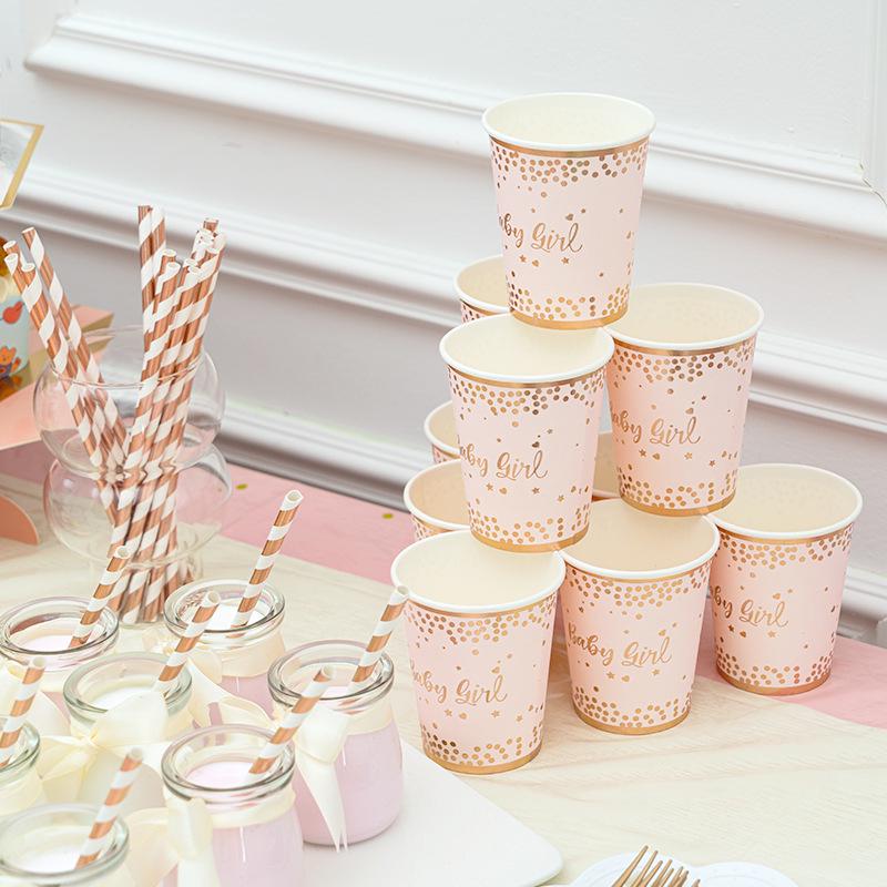 Disposable Dessert Display Stand for Children's Birthday - Cake & Plates Party Decoration