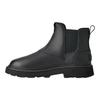 UGG Pelle Ibrida Tendenza Moda Stivaletti Chelsea Corti Stivali da Uomo Nero 1172990-BLK