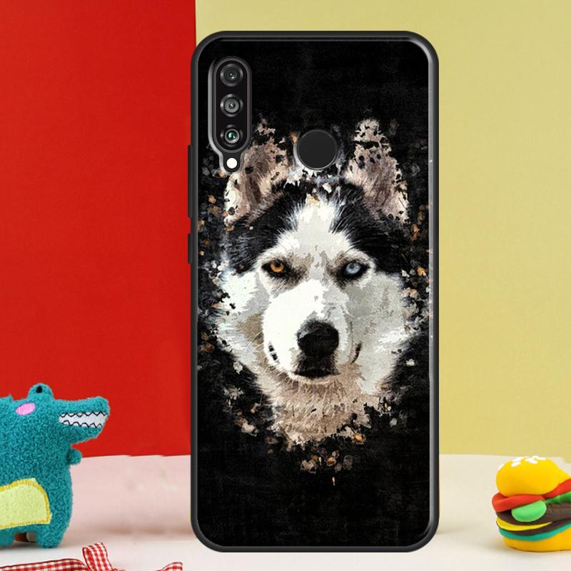 Siberian Husky Dog For Huawei Nova 5T 9 10 SE 12i 12s 11i Y91 Y90 Y60 Y70 Y72 Y61 P60 P30 Pro P20 P40 Lite Case