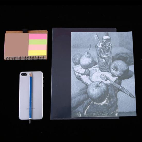 30 Pcs Clear File Folders A4 Letter Size Transparent L-Type Document Case Plastic Paper Sleeves for Office School Supplies