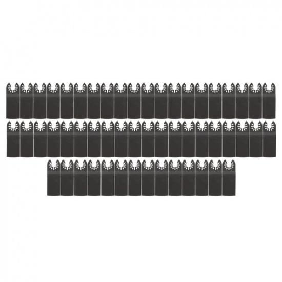 54 Pcs Curved Edge Oscillating Multitool Blades for Wood Metal Cutting