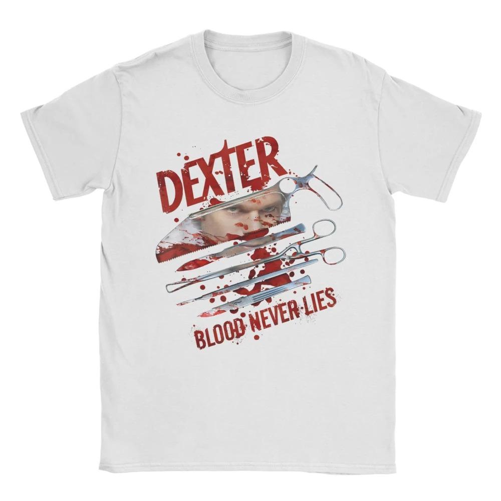Dexter Dexter Morgan Theme TShirt Mens Fun Horror 100 Cotton Crew Neck Short Sleeve Plus Size Apparel Women And Men Tshirts