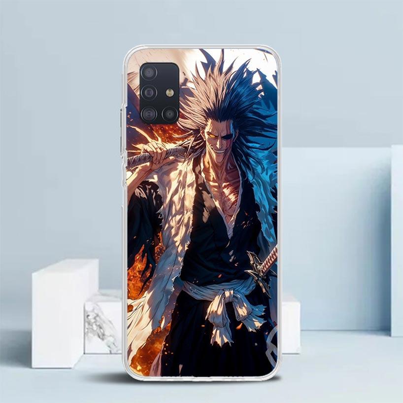 

Кейс Bleach с Кенпачи Зараки для Samsung Galaxy A12 A22 A32 A52 A72 A02S Чехол для телефона Note 20 Ultra 10 S10 Plus A51 A71 A50S Samsung S10 Plus