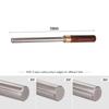 Guitar Fret Dressing Metal File with 3 Size Edges Wooden Handle Guitar Repair Maintenance Tool Luthier Tool