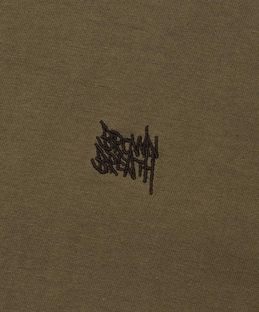 BROWNBREATH Delivery Tag Tee - Brown