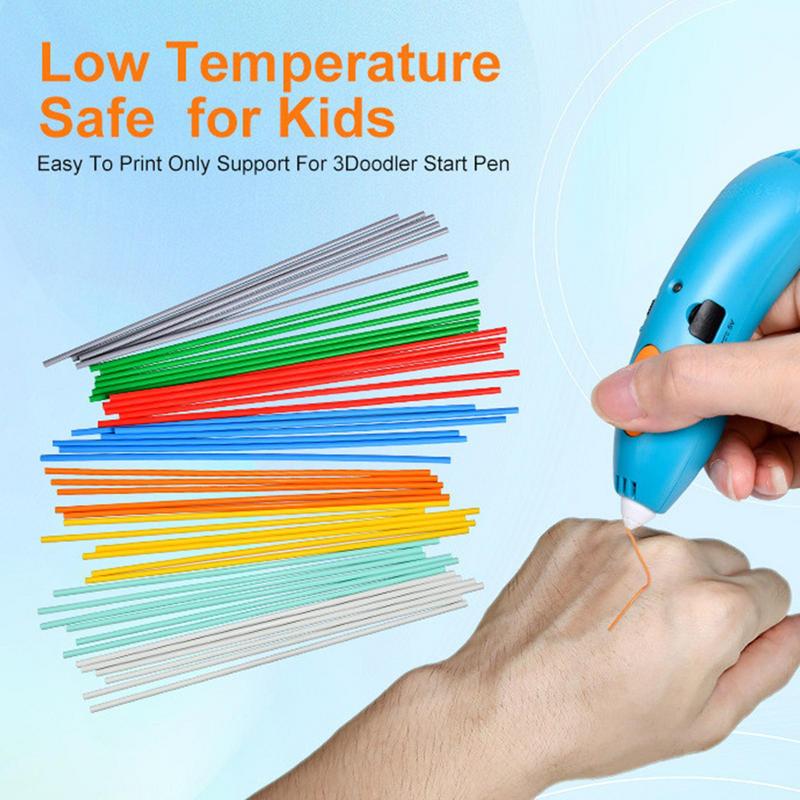 160pcs 32 Colors 3D Pen Refills 2.5mm Pla 3D Pen Printing Cables 3D Printer Filament Printing Materials High Precision Printer