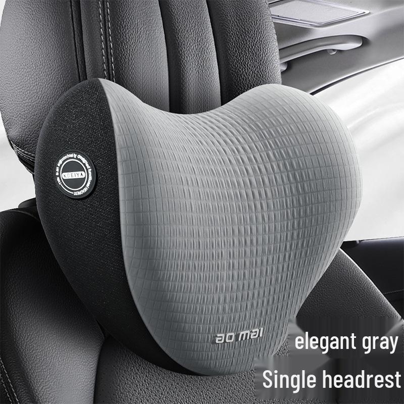 Polo Golf Bora Car Lumbar Support & Neck Pillow - Premium Memory Foam Massage Headrest