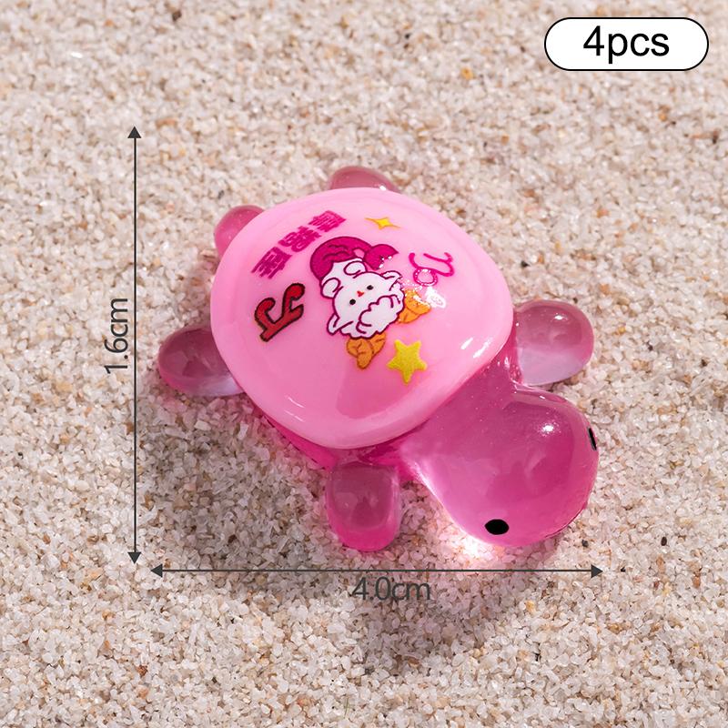 4 шт. Kawaii светящиеся созвездия маленькие черепашки украшения миниатюрные фигурки креативные украшения для дома своими руками аксессуары подарки