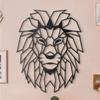Creative Decorative Lion Head Wall Decor Leo Sign Ornament and Decoration Design for Home Room