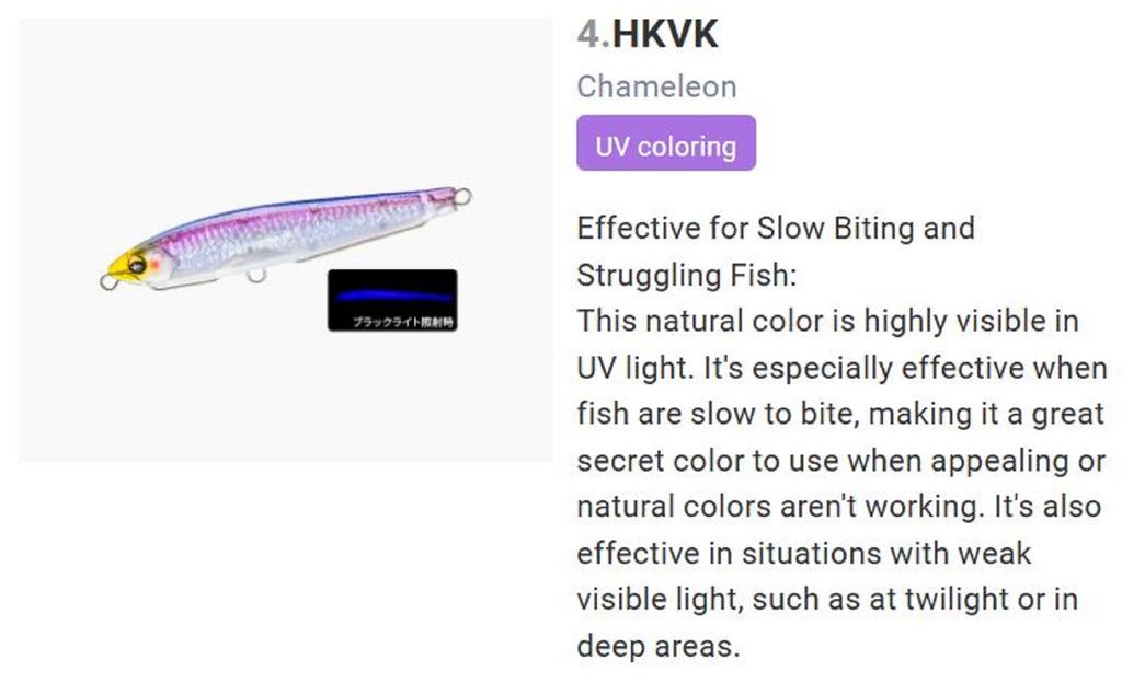 Yo Zuri Duel Sonic Boom SB Shot 75S Sinking Lure F1268-HKVK (1006)